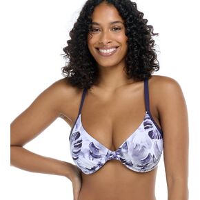 Skye Women's Standard Hilary D, DD, E, F Cup Underwire Bikini Top Swimsuit, Calypso, D