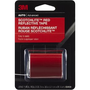 3M Scotchlite Silver Reflective Tape, 03455, 1 in x 36 in, 1 Roll
