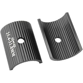 Bike Handlebar Shim Bicycle Handlebar Stem, 1 Pair Aluminum Alloy Bicycle Handlebar Conversion Sheet 31.8 to 35MM