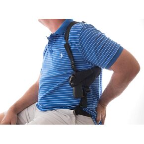 Big Horn Gun Holster Shoulder Compatible fits Ruger Security-9 9mm S&W SW9VE 5900 Glock 17 19 20 21 22 23 26 28 30 31 32 33 36 38 39 Taurus 24/7 PT840 XD9 Walter Creed 4" ATI GSFLY .22LR Rim fire 5