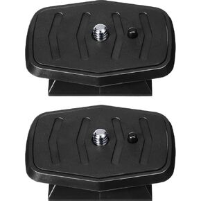 Weewooday 2 Pieces Tripod Quick Release Plate Tripod Adapter Mount Camera Tripod Adapter Plate Parts for Tripods and Cameras Tripod Mount QB-4W (35 x 35 mm/ 1.38 x 1.38 Inch)