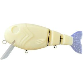 2pcs 12.5CM 47G Throwback Swimbait Floating Soft Tail Swimbait DIY Unpainted Bait Blank Fishing Lure