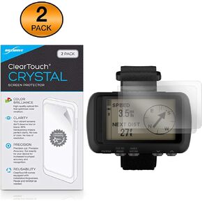 BoxWave Screen Protector Compatible with Garmin Foretrex 601 - ClearTouch Crystal (2-Pack), HD Film Skin - Shields from Scratches for Garmin Foretrex 601, Garmin Foretrex 601, 701