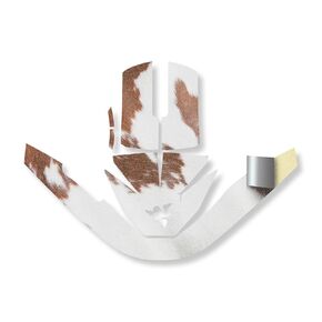 Glossy Glitter Mouse Skin Compatible with Razer Viper V3 Pro - Watercolor White - Premium 3M Vinyl Protective Wrap Decal Cover - Easy to Apply | Crafted in The USA by MightySkins