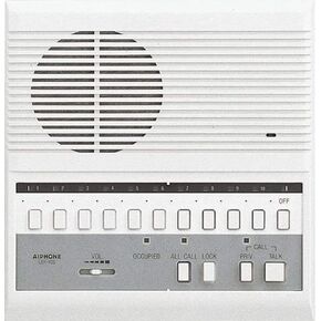 Aiphone LEF-10S Open Voice Selective Call Master Intercom with All-Call; Surface Mount; Accepts Up to 10 Connecting Door, Sub-Master, or Master Intercoms