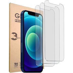 iPhone 12 Mini Screen Protector - (5.4 Inch) Tempered Glass Screen Compatible with Apple (3 PACK)