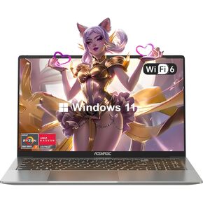 ACEMAGIC 2024 Newest Gaming Laptop with Backlit Keyboard, 16.1-inch FHD Display Laptop with AMD Ryzen 7 5700U Processor(8C/16T), 16GB RAM 512GB ROM Laptop Computer, Support WiFi 6, 53Wh Battery