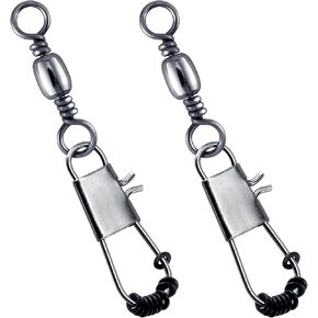 حلقات دكتور فيش تيبت لصيد السمك الطائر موصل الخط من الفولاذ المقاوم للصدأ صلب خفيف الوزن ومنخفض سمك السلمون المرقط في المياه العذبة 2 مم 2.5 مم in Kuwait