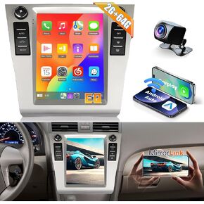 [2+64GB] Inefala for Toyota Camry 2006-2011 Android 13 Car Radio Stereo, 9.7 Inch HD Touchscreen with Wireless CarPlay Android Auto GPS WiFi BT SWC FM/RDS Canbus MIC+AHD Backup Camera in Kuwait