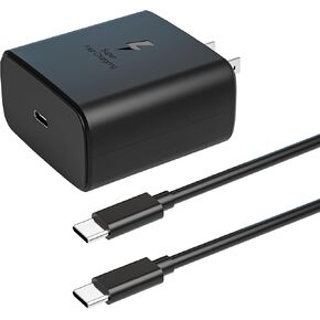 45W USB C Fast Charger Replacement for Samsung s23 Ultra,Type C Fast Wall Charging for Galaxy S23/S23+/S22/S22 Ultra/S22+/Note 10/20/S20/S21, Galaxy Tab S7/S8 with 6FT Cable