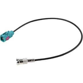 Anina Car Fakra to ISO Radio Antenna Adapter Connector for 2002-2017 Ford BMW VW Mercedes Audi Skoda AM FM Antenna Adapter Plug Car Head Unit Stereo CD Media