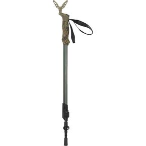 Allen Company Axial EZ-Stik Shooting Stick - Adjustable Rifle Rest - Monopod Shooting Sticks for Hunting, Shooting, and Scope Zeroing - Portable Shooting Rests for Rifles - Extends from 33"-61",Green