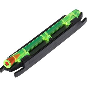 HIVIZ M300 Narrow Magnetic Fiber Optic Front Shotgun Sight Black, One Size