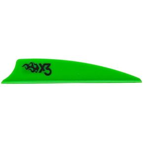 Bohning X3 Vane 2.25 = 36 Pack, Bright Green