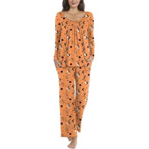 TAOHUADAO Women's Fall Pajama Sets, 2 Piece Lounge Sleepwear Ladies Pjs Sets with Pockets