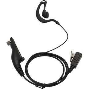 G Shape Earhook Earpiece PTT Button Mic Compatible for Motorola Radios APX1000 APX4000 APX6000 APX7000 APX8000 XPR6350 XPR6550 XPR7350 XPR7550 XiR-P8200 XiR-P8268 Two-Way Radio Headset