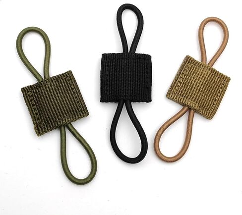 Tactical Gear Holder Clip Molle Web Dominator Elastic Strings Buckle 10pcs for Tactical Backpacks Molle Bags in Saudi Arabia