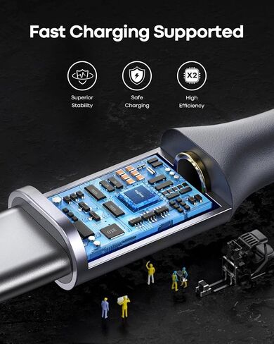 USB C to USB C Cable 12 FT, 2-Pack 60W PD Type C to C Cord Long in Saudi Arabia