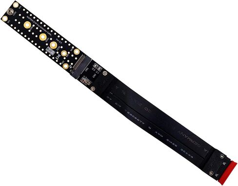 Sintech M.2 NVME Extender,NGFF M-Key PCIe 3.0/4.0 SSD Extention Card with High Speed Soft-PCB Cable 20CMS in Saudi Arabia
