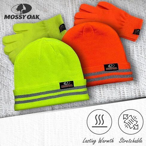 قبعات نسائية ورجالية محبوكة بضلع عاكس - قبعة صغيرة دافئة ومريحة - قبعة شتوية للجنسين in Kuwait