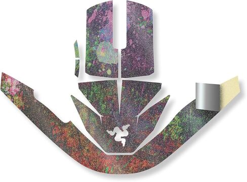 Glossy Glitter Mouse Skin Compatible with Razer Viper V3 Pro - Paint Drip - Premium 3M Vinyl Protective Wrap Decal Cover - Easy to Apply | Crafted in The USA by MightySkins in Saudi Arabia