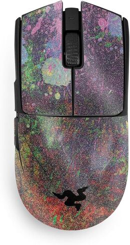 Glossy Glitter Mouse Skin Compatible with Razer Viper V3 Pro - Paint Drip - Premium 3M Vinyl Protective Wrap Decal Cover - Easy to Apply | Crafted in The USA by MightySkins in Saudi Arabia