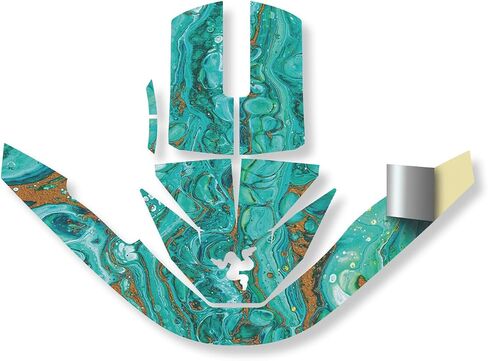 Glossy Glitter Mouse Skin Compatible with Razer Viper V3 Pro - Paint Drip - Premium 3M Vinyl Protective Wrap Decal Cover - Easy to Apply | Crafted in The USA by MightySkins in Saudi Arabia