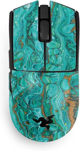 Glossy Glitter Mouse Skin Compatible with Razer Viper V3 Pro - Paint Drip - Premium 3M Vinyl Protective Wrap Decal Cover - Easy to Apply | Crafted in The USA by MightySkins in Saudi Arabia