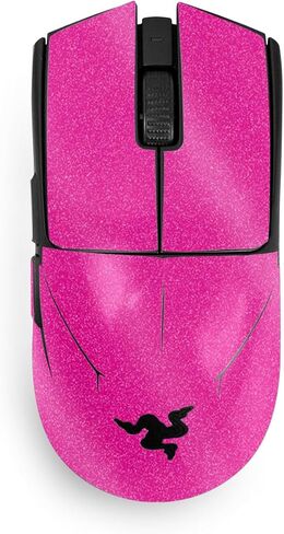 Mouse Skin Compatible with Razer Viper V3 Pro - Solid Pink - Premium 3M Vinyl Protective Wrap Decal Cover - Easy to Apply | Crafted in The USA by MightySkins in Saudi Arabia