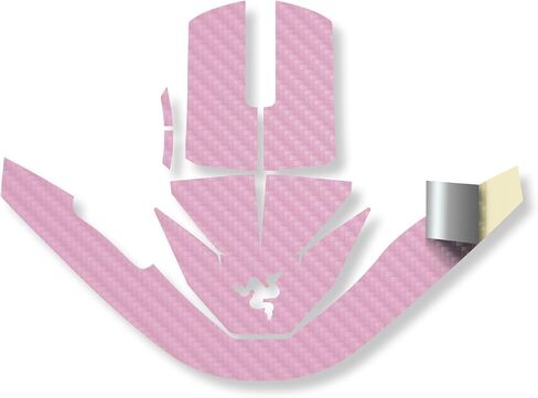Mouse Skin Compatible with Razer Viper V3 Pro - Solid Pink - Premium 3M Vinyl Protective Wrap Decal Cover - Easy to Apply | Crafted in The USA by MightySkins in Saudi Arabia