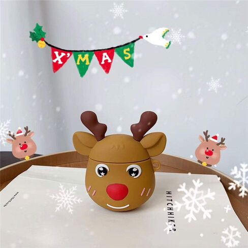ICI-Rencontrer Compatible with Earbuds Case Airpods 1 & 2, Kids Girls Women 3D Cute Christmas Tree Gifts Anti-Scratch Wireless Earphone Protector in Kuwait