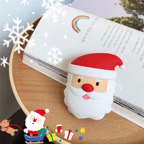ICI-Rencontrer Compatible with Earbuds Case Airpods 1 & 2, Kids Girls Women 3D Cute Christmas Tree Gifts Anti-Scratch Wireless Earphone Protector in Kuwait