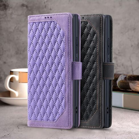 Wallet Case for Samsung Galaxy S24 Ultra 5G, with Card Slot & Kickstand, Shockproof Flip PU Leather Magnetic Full Protective S 24 24Ultra S24Ultra Phone Cover (Pink, Galaxy S24 Ultra) in Kuwait