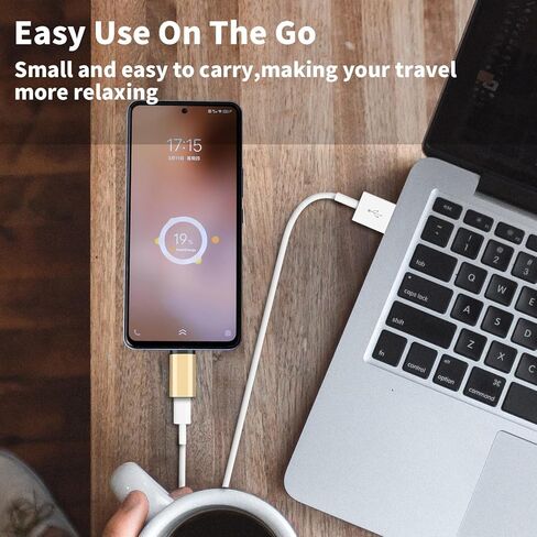 لمحول Lightning أنثى إلى USB C ذكر - 2 حزمة 3.0 موصل شاحن USB من النوع C متوافق مع iPhone 15/15 Pro/15 Pro Max/15 Plus iPad Air Google Pixel شحن نقل البيانات in Kuwait