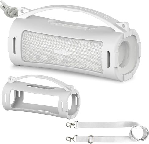 Silicone Cover Case for Sony ULT Field 1 Elextronics Ultra Portable Wireless Bluetooth Speaker, Protective Stand Holder for Sony ULT Field 1 Speaker Accessories (Case only) (Orange) in Kuwait