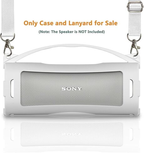 Silicone Cover Case for Sony ULT Field 1 Elextronics Ultra Portable Wireless Bluetooth Speaker, Protective Stand Holder for Sony ULT Field 1 Speaker Accessories (Case only) (Orange) in Kuwait