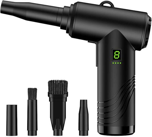Powerful Electric Air Duster - Reusable, Eco-Friendly, High-Speed Dust Removal for Electronics, Keyboards, Laptops, Cameras - Efficient & Cost-Effective Cleaning Solution in Saudi Arabia