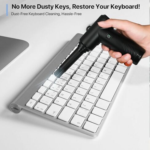 Powerful Electric Air Duster - Reusable, Eco-Friendly, High-Speed Dust Removal for Electronics, Keyboards, Laptops, Cameras - Efficient & Cost-Effective Cleaning Solution in Saudi Arabia