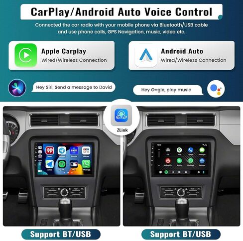 UNITOPSCI 2G+64G Android 13 ستيريو سيارة لفورد موستانج 2010-2014 راديو لاسلكي Apple CarPlay & Android Auto 10.1 بوصة HD شاشة تعمل باللمس GPS ملاحة بلوتوث HiFi WiFi FM راديو SWC + كاميرا احتياطية in Kuwait