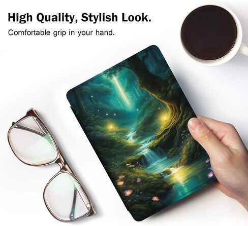Case for Kindle Paperwhite 11th Generation 2021 6.8" Flip Silicone Cover Snow Mountain Cactus Banana Pattern Kindle Paperwhite Signature Edition Protective Shell Auto Wake Up or Sleep TPU Case (9) in Saudi Arabia