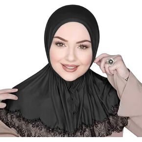 SIQITECHNO الحجاب مع الدانتيل الحجاب الإسلامي للنساء الحجاب الإسلامي موضة الحجاب وشاح شال عربي رئيس التفاف عيد عمامة