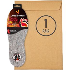 Little Hotties Thermal Insole - Versatile Trim-to-Fit Design, Cold-Resistant, Comfortable Cushioning, One Size Fits Most, for Winter Footwear