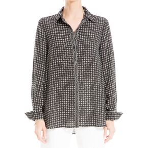 Max Studio Women's Spring 2023 Fashion Everyday Collared Long Sleeve Button Down Shirt in Saudi Arabia