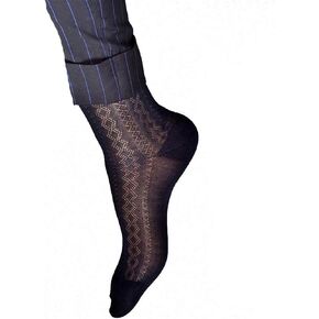 Male Sheer Formal Wear Suit Transparent Business Tube Dress Socks For Men
