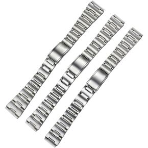 Semdu Vintage Oyster 316L Stainless Steel Solid Steel H Link 18mm 19mm 20mm 22mm Quick Release Watch Band Strap Bracelet Fit For Seiko 5 007 Tuna New Turtles SRP777 SRPA21 Watch