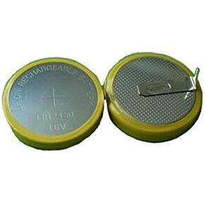 New 2 x Rechargeable LIR2450 LIR 2450 3.6V Cell with Tab