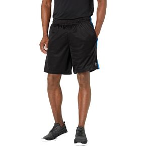 Southpole Men's Athletic Gym Mesh Shorts with Pockets, Lightweight, Quick Dry, Breathable, Black Royal, XX-Large in Kuwait