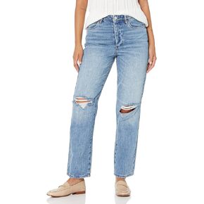 [BLANKNYC] Womens Sustainable Loose Fit Pant Jeans, Blue, 25 US