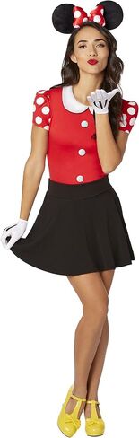 Spirit Halloween Disney Adult Minnie Mouse Costume Kit | Officially Licensed | Couple Costume | Easy Halloween Costume in Saudi Arabia