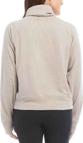 Danskin Women's Funnel Neck Textured Pullover Top in Saudi Arabia